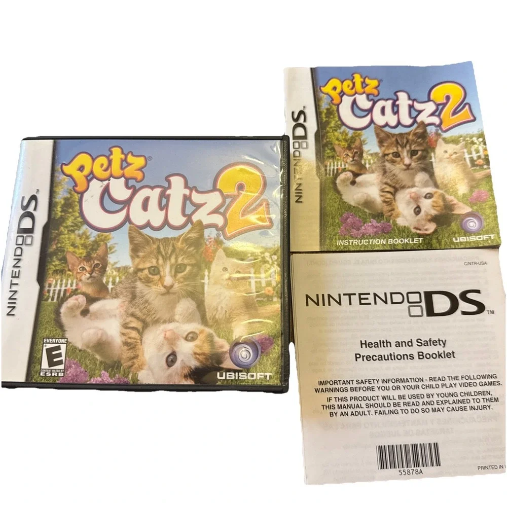 Petz Catz 2 Nintendo DS 2006 Case & Manual Only NO Game